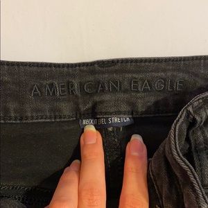 American Eagle black Jeggings/SkinnyJeans size 10L